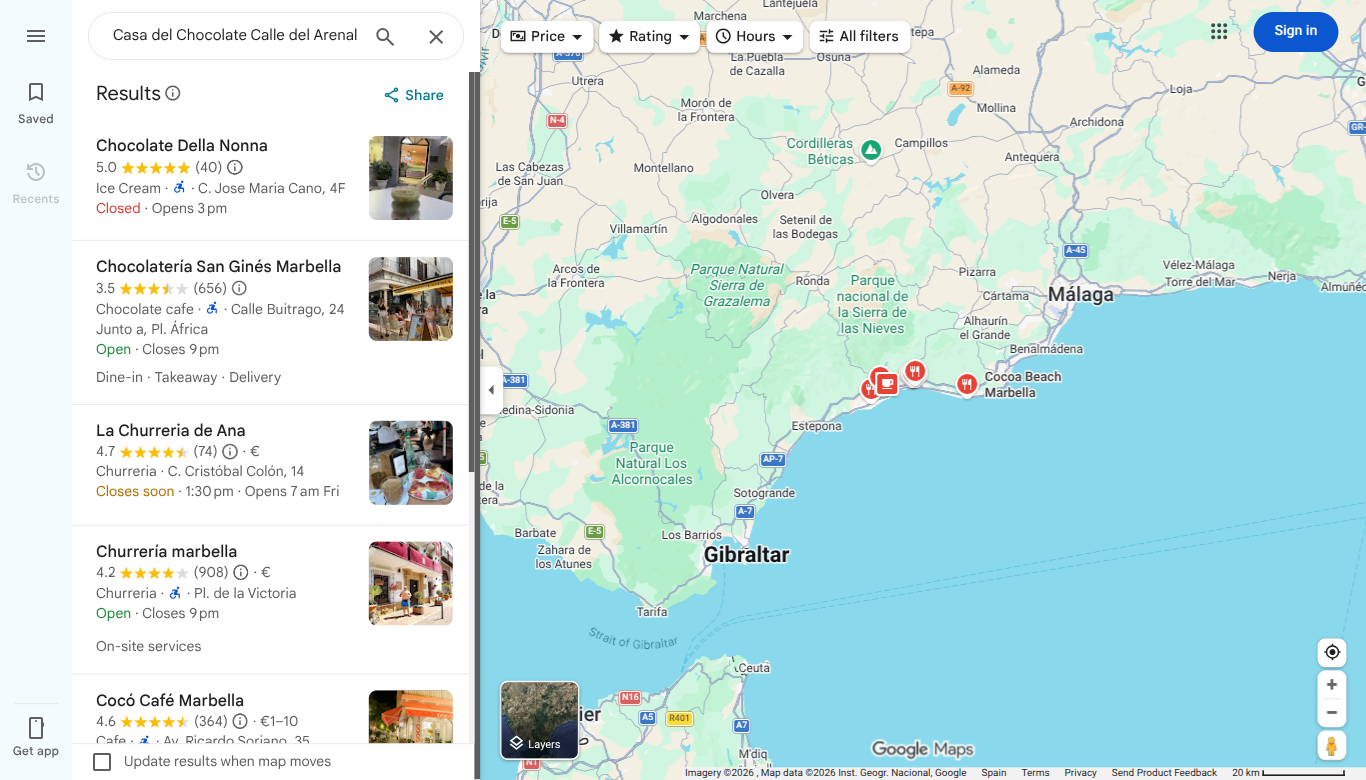 Google Maps Screenshot